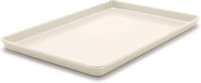 11 x 17 Inch Nonstick Cookie Baking Sheet, Healthy Non-Toxic Coating Heavy Duty Durable Steel Bakeware Tray, Easy Clean Oven Safe Pan for Cookies, Pastries & Vegetable Roasting by Unknown