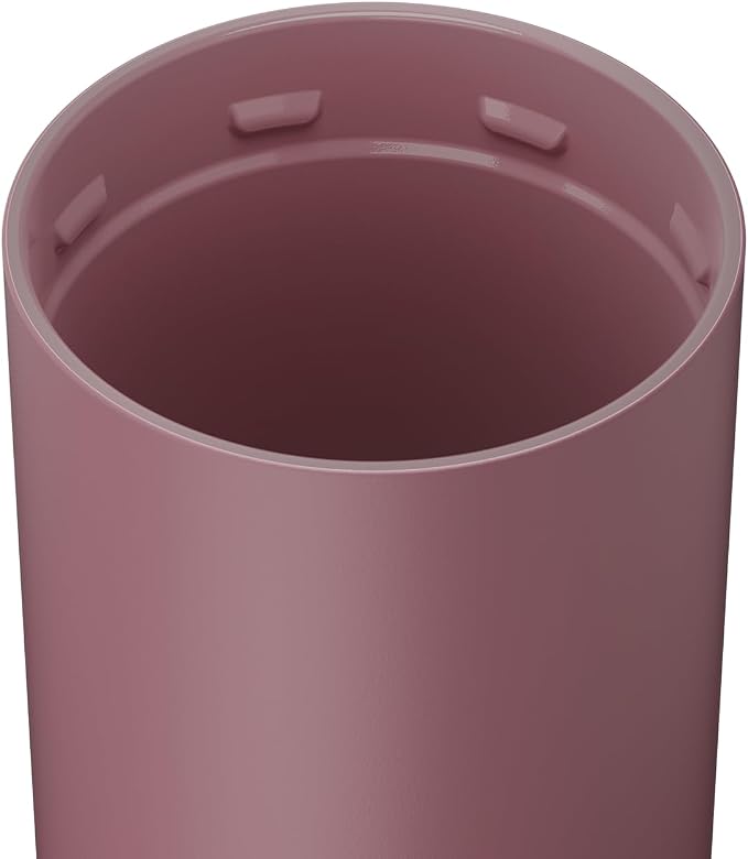 BrüMate Strova 18oz 100% Leakproof Insulated Coffee Mug | Ceramic-Lined Interior | Built-In Silicone Sleeve for Travel | Locking Flip Lid (Rose Taupe) - Image 2