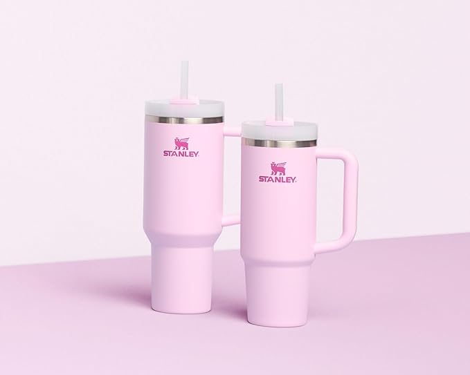 STANLEY Quencher H2.0 Tumbler with Handle and Straw 30 oz | Flowstate 3-Position Lid | Cup Holder Compatible for Travel | Insulated Stainless Steel Cup | BPA-Free | Cherry Blossom - Image 6