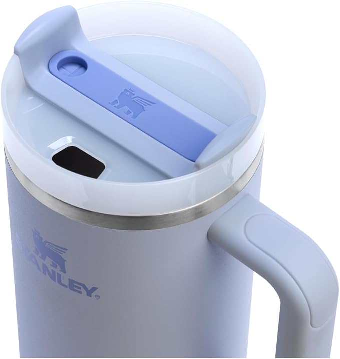 STANLEY Quencher H2.0 Flow State Tumbler, 40 oz, Dew Drop | Handle and Straw | 3-Position Lid | Cup Holder Compatible for Travel | Insulated Stainless Steel Cup | BPA-Free - Image 2