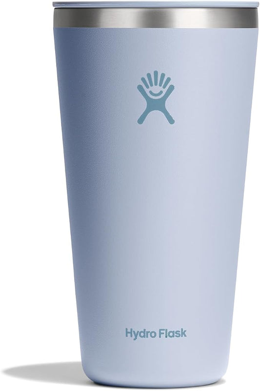 Hydro Flask All Around Tumbler Press-in Lid, Insulated Travel Mug, Stainless Steel Coffee Cup 28 Oz Surf Blue by Unknown