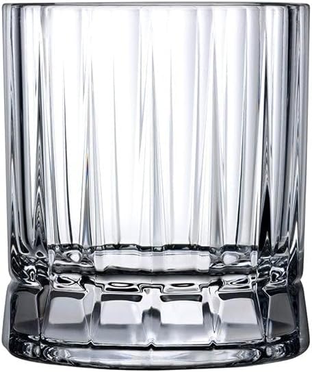 NUDE Whiskey Glasses Set of 4 SOF – 8.5 oz Premium Lead-Free Crystal Old Fashioned Rocks Glasses for Whisky, Scotch, Bourbon & Cocktails – Clear Heavy Base, Dishwasher Safe Luxury Gift Set - Image 3