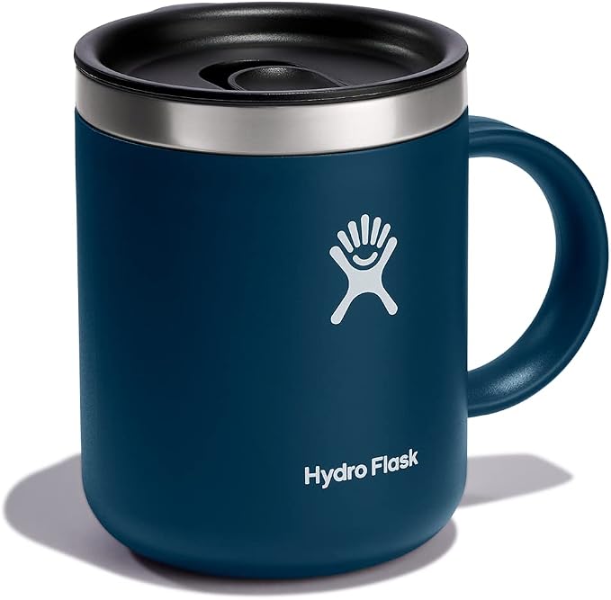 Hydro Flask Coffee Mug – Insulated Stainless Steel, Non Spill, Leak Resistant Travel Mug 12 Oz Indigo Blue - Image 2