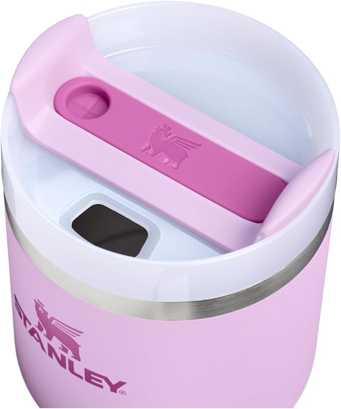 STANLEY Quencher H2.0 Flow State Tumbler, 20 oz, Soft Orchid | Handle and Straw | 3-Position Lid | Cup Holder Compatible for Travel | Insulated Stainless Steel Cup | BPA-Free - Image 2