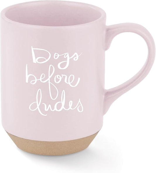 Fringe Studio "DOGS BEFORE DUDES" Stoneware New York Mug, PetShop Collection (429074) by FringeStudio