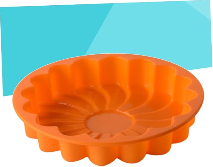 KICHOUSE Thickened Large Silicone Cake Mold Versatile Baking for Birthday Cakes and More Flexible Non-stick Design Random Color Oven and Microwave Safe - Image 5