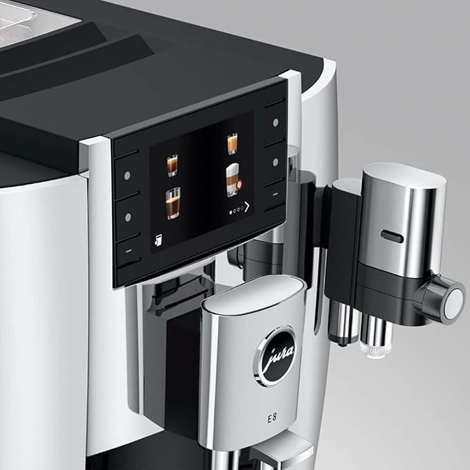 Jura 1564699 E8 Automatic Coffee Machine - Chrome - Certified Factory Refurbished | Chrome, Factory - Image 4