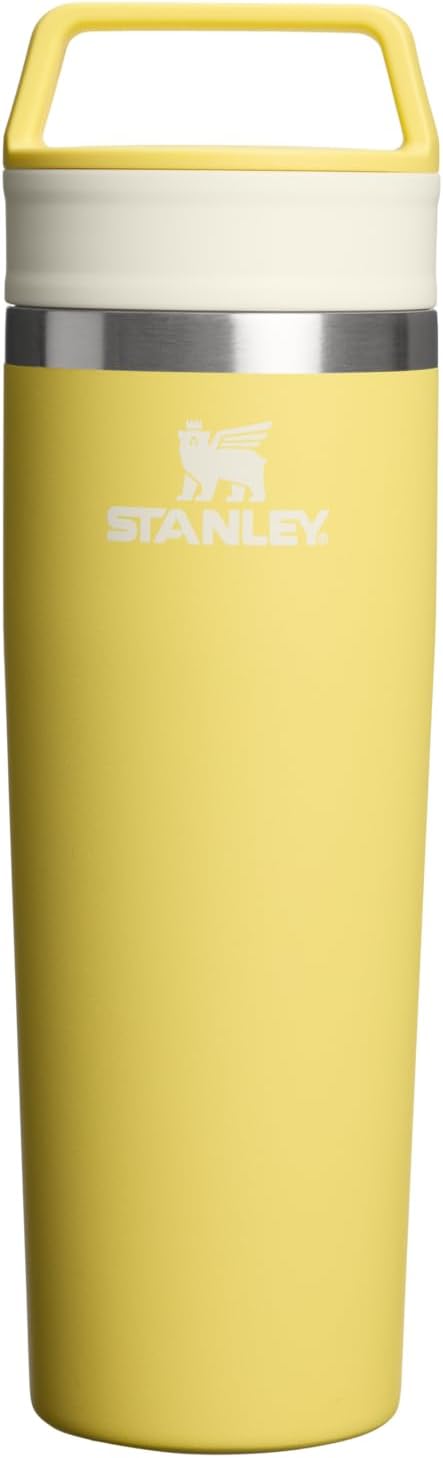 STANLEY Cafe To Go Travel Mug 20 oz | Leakproof Two-Part Drink Through Lid | Tumbler Cup for Coffee, Tea and Drinks | Insulated Stainless Steel Coffee Mug | BPA-Free | Daffodil by Unknown