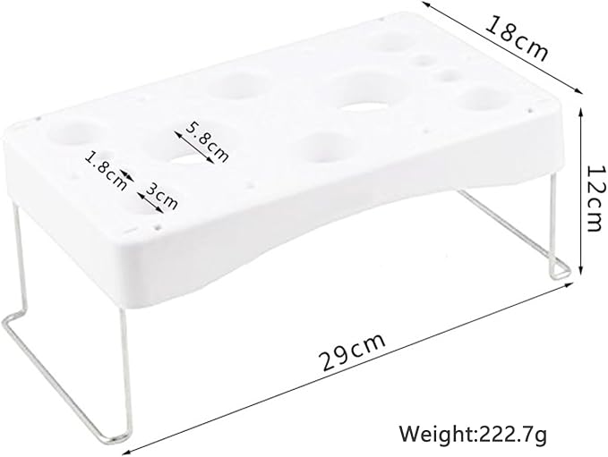 Piping Bag Holder Cake Decorating Cookie Decorating Supplies Tool Lcing Bag Stand Cream Bag Holder with 12 cavity