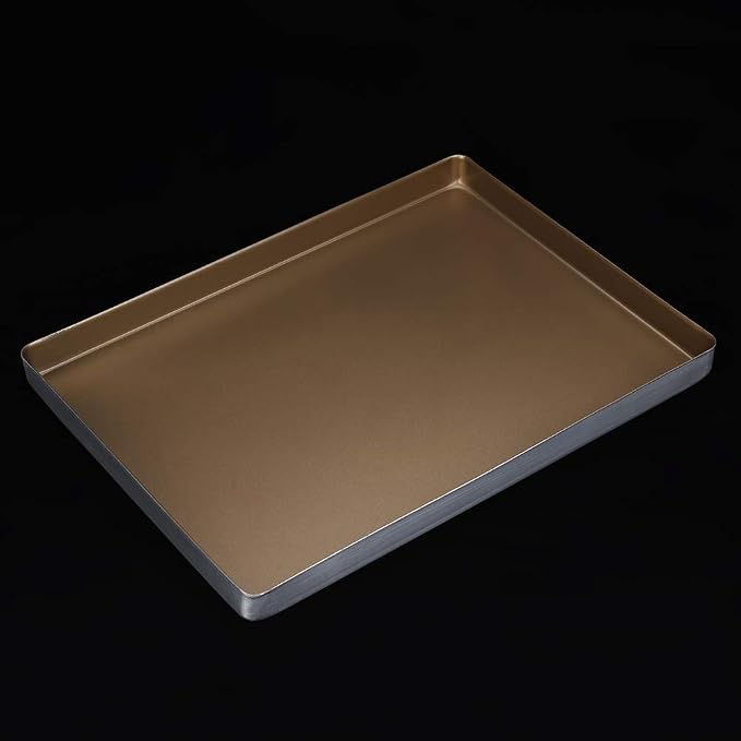 FLEXMAN Baking Sheet, 40X30x3cm Non Stick Aluminum Alloy Cookie Sheets, Bakeware Cake Cookie Sheet, Baking Pan for Baking Roasting Serving - Image 8
