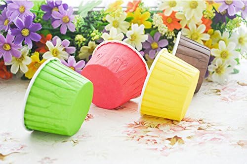 1000-Pack Random Colorful Baking Cup, Dots/Stripes, Standard - Image 6