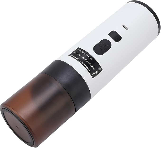 Portable Capsule Coffee Maker 72W Cordless Heating, Automatic Small Electric Coffee Machine for Travel Home Outdoor, 304 Stainless Steel Builtin Battery - Image 5