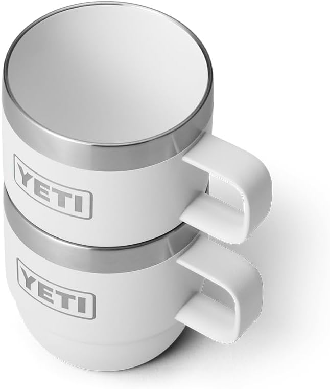 YETI Rambler 6 oz Stackable Mug, Stainless Steel, Vacuum Insulated Espresso/Coffee Mug, 2 Pack - Image 7