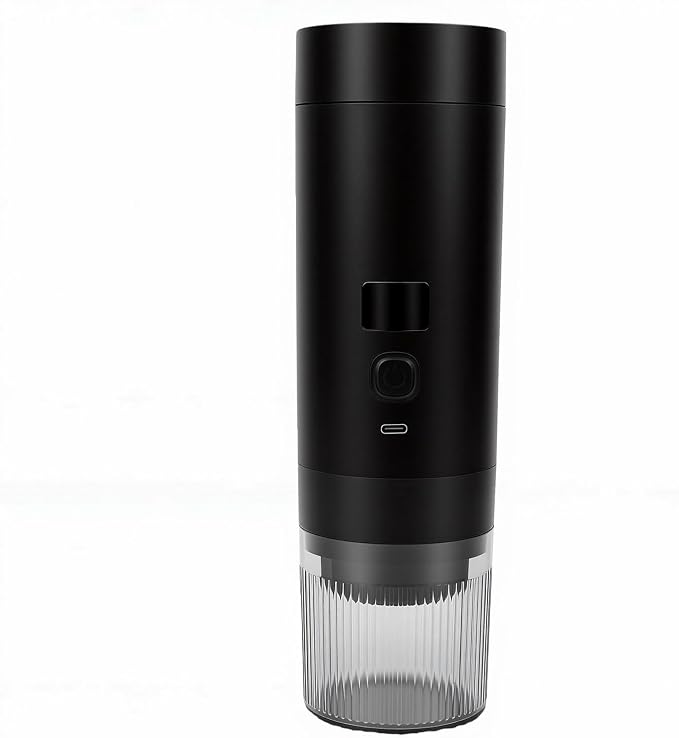 Bewinner [Cordless Portable Coffee Maker 200ml Cordless Heating Capsule Coffee Machine with 7800mAh Battery, Dual Compatible for Grounds & Capsules, Thermal Travel Maker for Car - Image 4