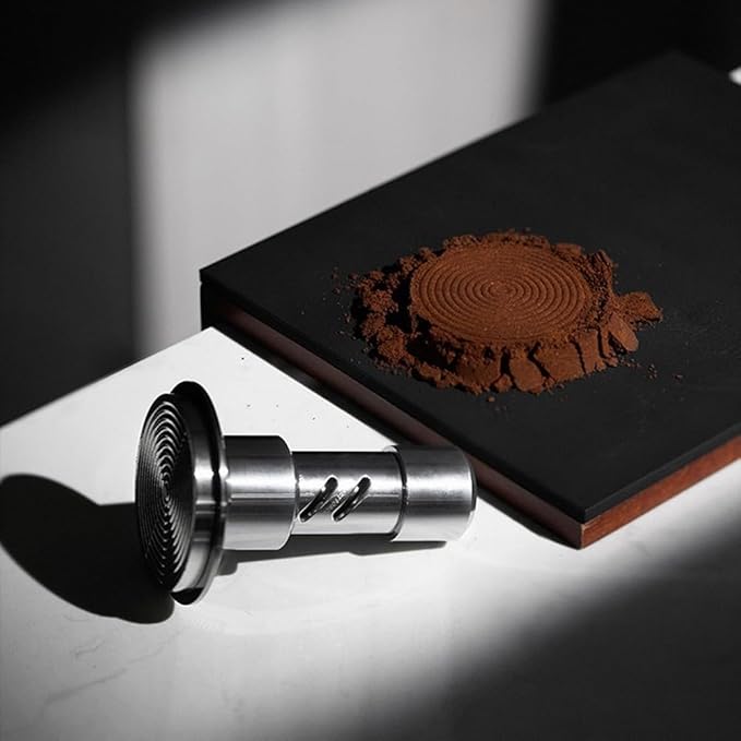 Professional Manual Coffee Tamper with Magnetic Alignment for For espresso Machines 51/53/58mm Sizes (53mm)