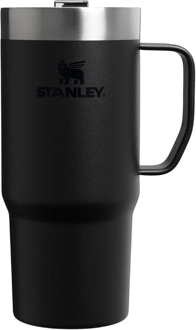 STANLEY The Everyday Suburban Mug | 16 oz | Drink Through Lid | Cup for Coffee, Tea and Drinks | Insulated Stainless Steel Coffee Mug | BPA-Free | Black 2.0 by Unknown