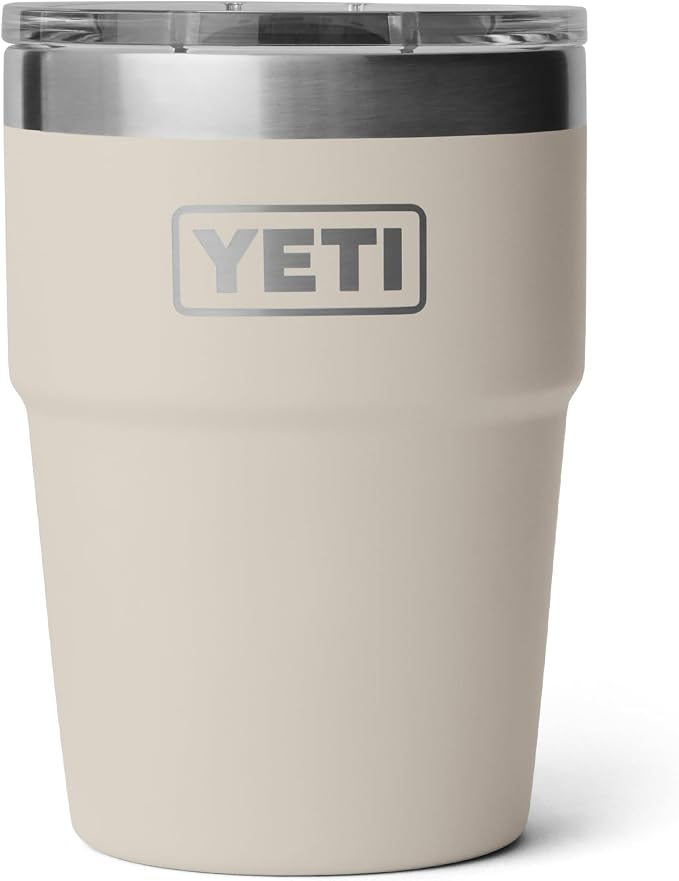 YETI Rambler 16 oz Stackable Tumbler, Vacuum Insulated, Stainless Steel with MagSlider Lid | Stackable by YETI