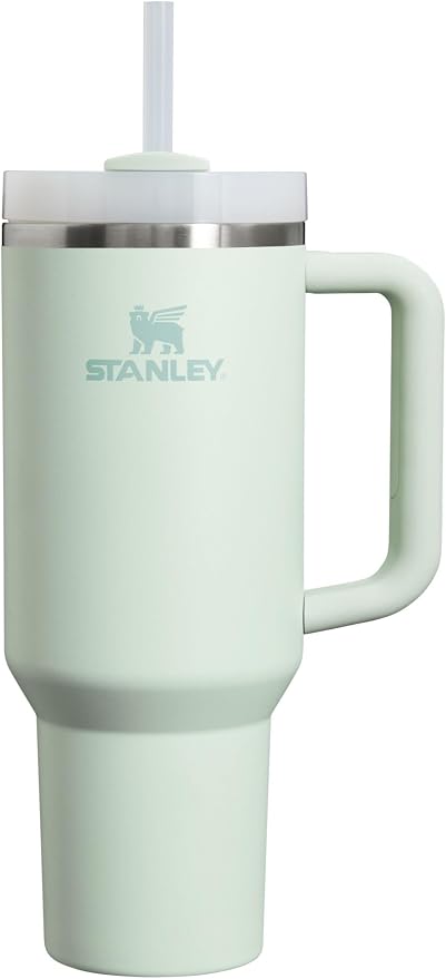 STANLEY Quencher H2.0 Flow State Tumbler, 40 oz, Mist | Handle and Straw | 3-Position Lid | Cup Holder Compatible for Travel | Insulated Stainless Steel Cup | BPA-Free by Unknown