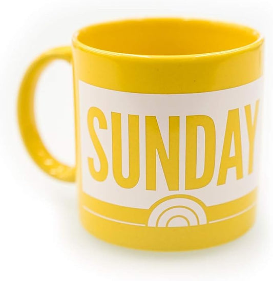 NBC Sunday TODAY with Willie Geist Ceramic Mug, As Seen on TV, 20 oz Coffee Mug, Officially Licensed by NBC