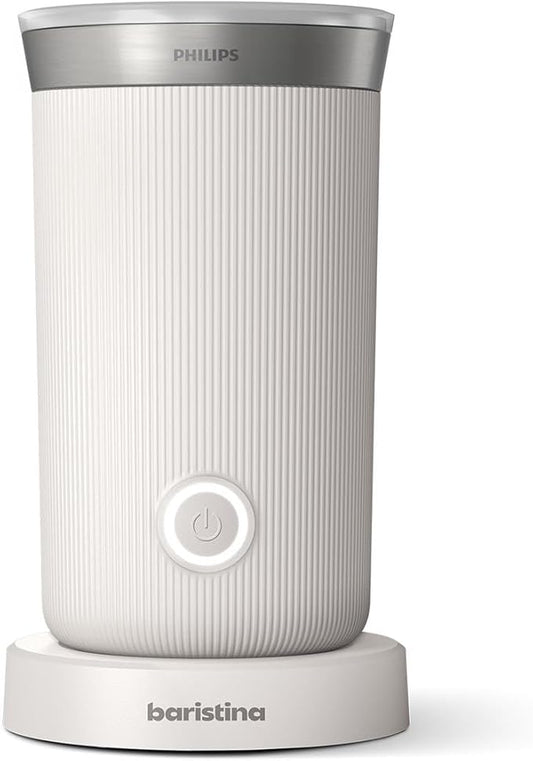 Philips Baristina Milk Frother - Foam milk perfectly​. Hot and Cold. Dairy and Non-Dairy. Easy to Clean. for Philips Baristina Espresso Machines. Milky White (BAR311/00) by Unknown