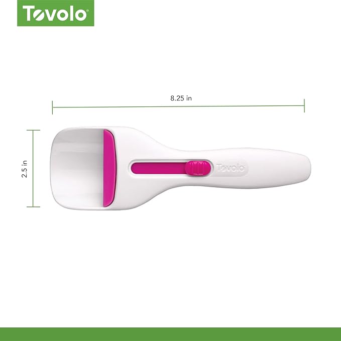 Tovolo Cupcake Scoop Batter Dispenser for Cupcakes Muffins Pancakes and Cookie Dough, Easy to Clean Batter Scoop Slide Dispenses Quicker for Even Size Baked Goods Kitchen Gadget, Fuchsia - Image 6