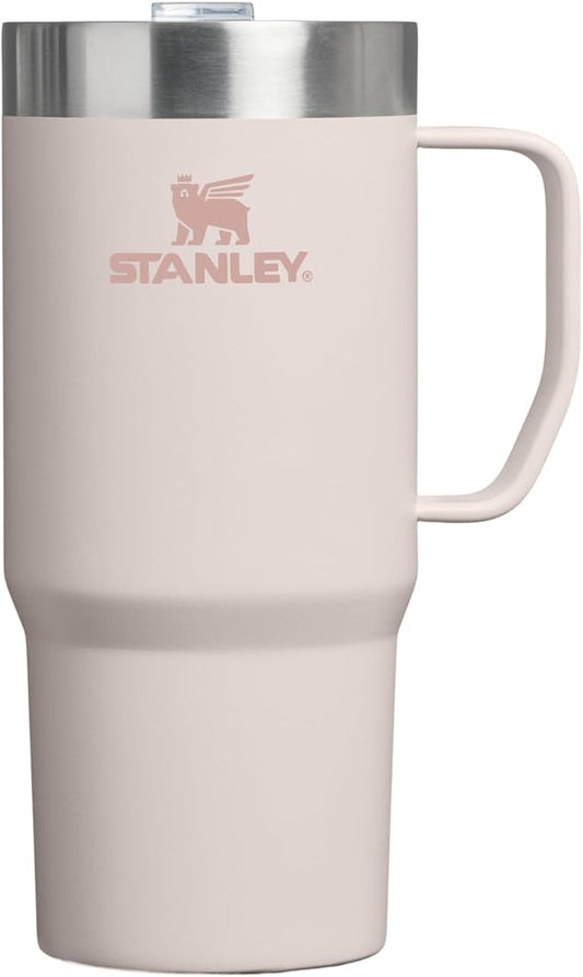 STANLEY The Everyday Suburban Mug | 16 oz | Drink Through Lid | Cup for Coffee, Tea and Drinks | Insulated Stainless Steel Coffee Mug | BPA-Free | Rose Quartz by Unknown