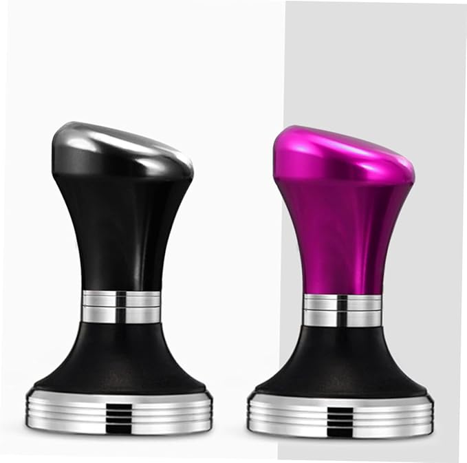 Stainless Steel Coffee Tamper Adjustable Espresso Pressing Hammer Coffee Bean Press Tool for Home Cafe Bar Use with Corrosion-resistant Construction