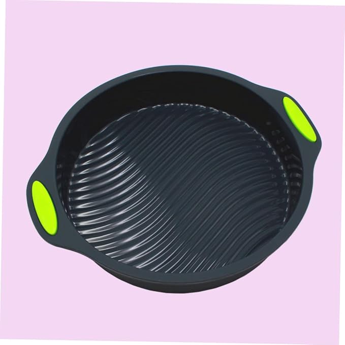 Ciieeo 1 Set Double Color Silicone Baking Round Toast Pan Non Stick Flexible Dishwasher Safe for Cake Bread Baking Black Color Easy to Clean Reusable - Image 7