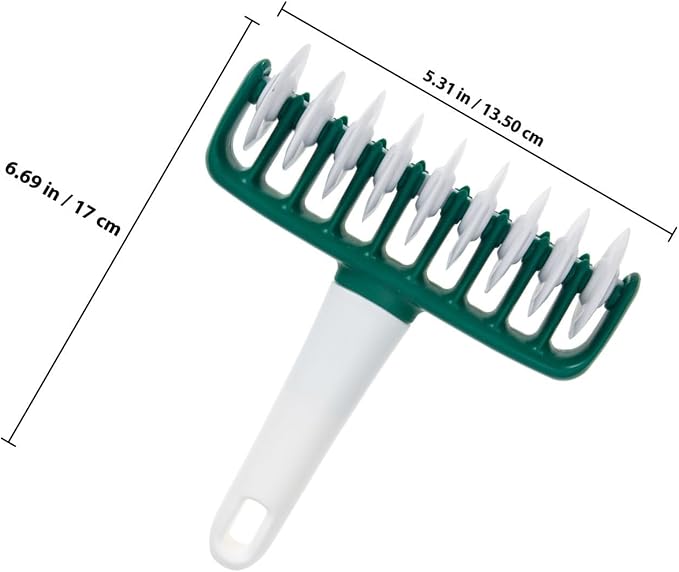 DECHOUS Multi-function Plastic Noodle Lattice Roller with Easy to Clean Pp Material and Waterproof Design, for Home Life Baking and Bread Making, Sturdy Pastry Crust Roller Kitchen Tool - Image 2