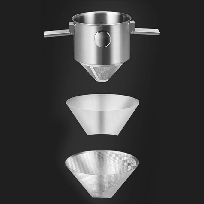 Paperless-Coffee Filter Cone -Dripper For Home-Travelling And Camping Reusable Filter Coffee-dripper Stainless Steel