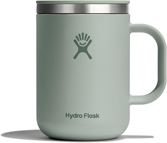 Hydro Flask Coffee Mug – Insulated Stainless Steel, Non Spill, Leak Resistant Travel Mug 24 Oz Agave Green by Unknown