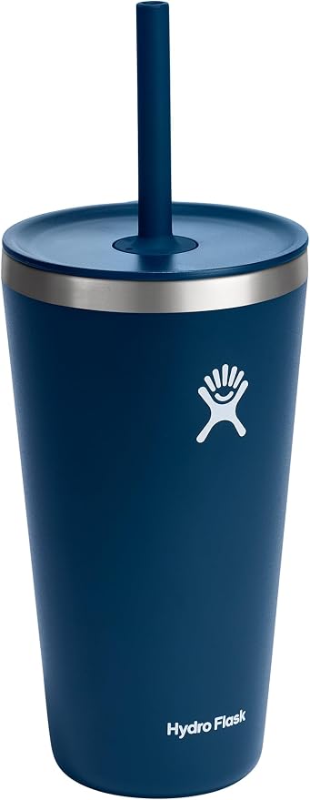 28 OZ All Around Tumbler Straw LID Indigo Blue - Image 6