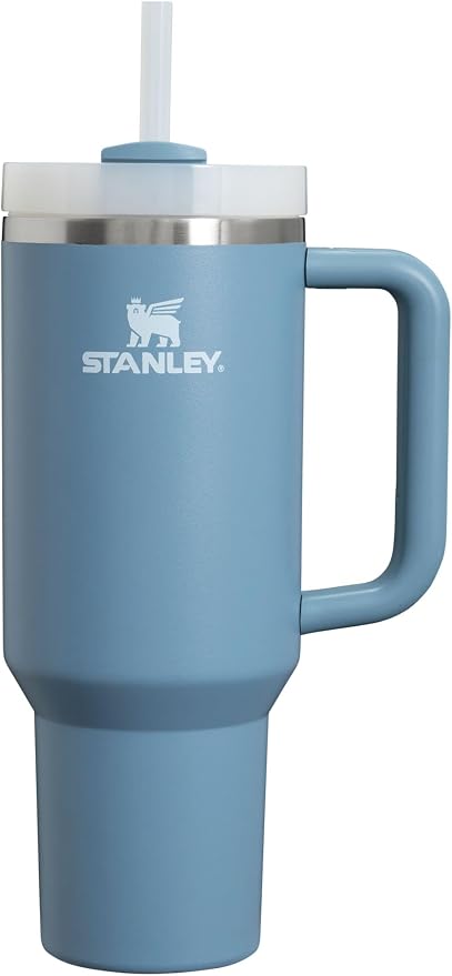 STANLEY Quencher H2.0 Flow State Tumbler, 40 oz, Indigo | Handle and Straw | 3-Position Lid | Cup Holder Compatible for Travel | Insulated Stainless Steel Cup | BPA-Free by Unknown