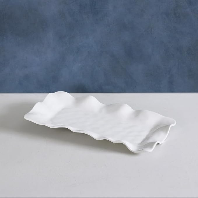 Beatriz Ball Havana Rectangular Long Platter, White - Image 2