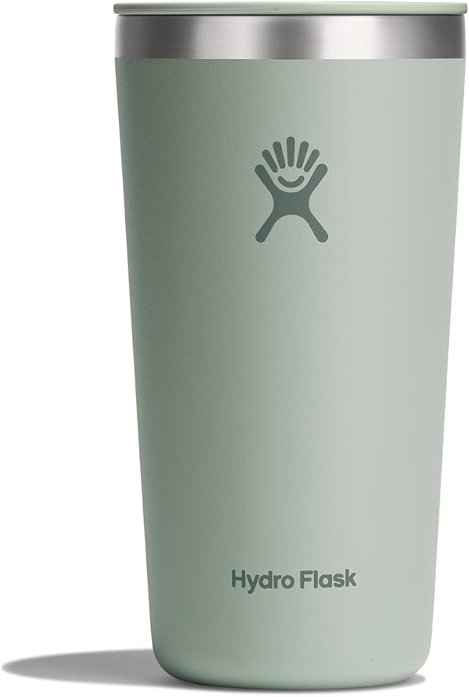 Hydro Flask All Around Tumbler Press-in Lid, Insulated Travel Mug, Stainless Steel Coffee Cup 20 Oz Agave Green by Unknown