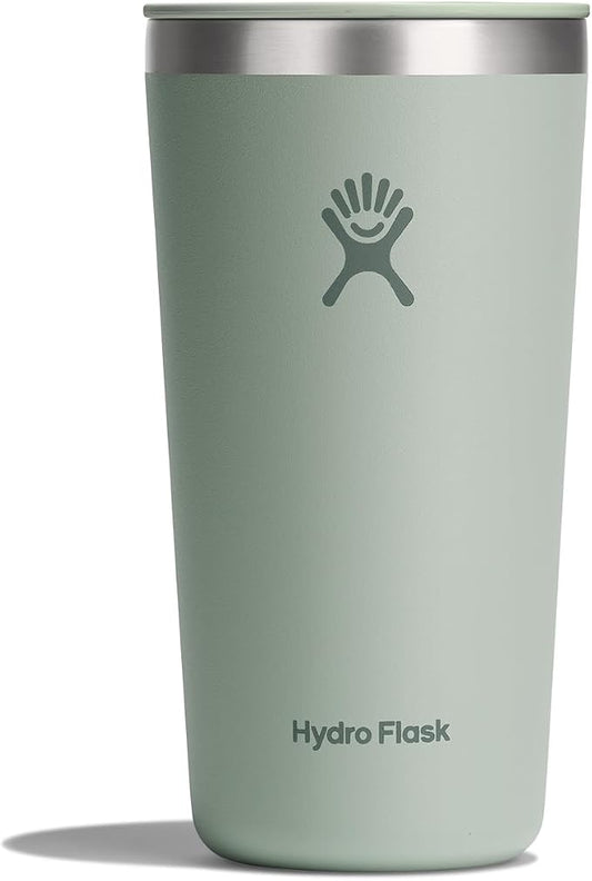 Hydro Flask All Around Tumbler Press-in Lid, Insulated Travel Mug, Stainless Steel Coffee Cup 20 Oz Agave Green by Unknown