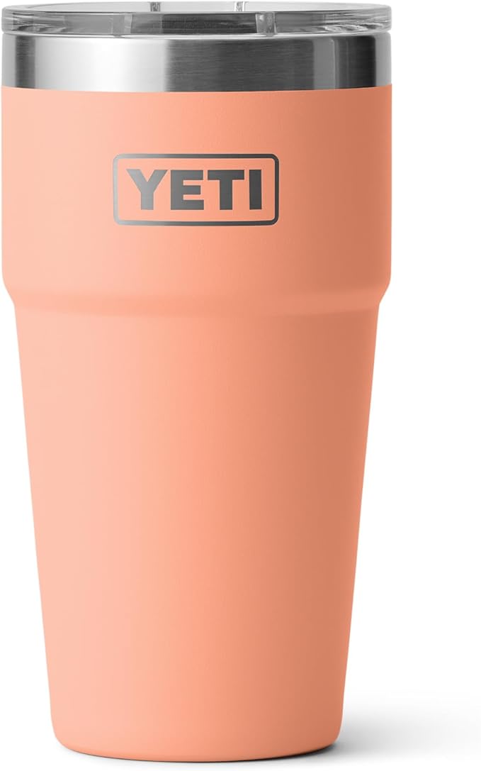 YETI Rambler 20 oz Stackable Tumbler, Stainless Steel, Vacuum Insulated with MagSlider Lid by YETI