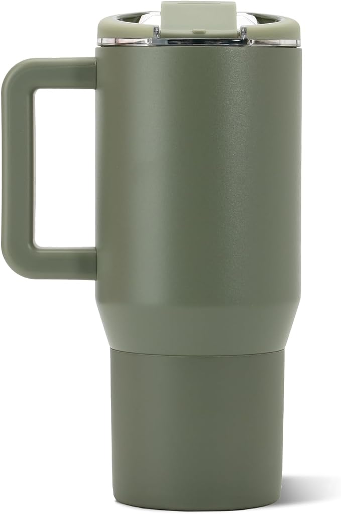 HydroJug Coffee Traveler 20oz Ceramic-Lined Mug with Handle, Courtyard - Image 2