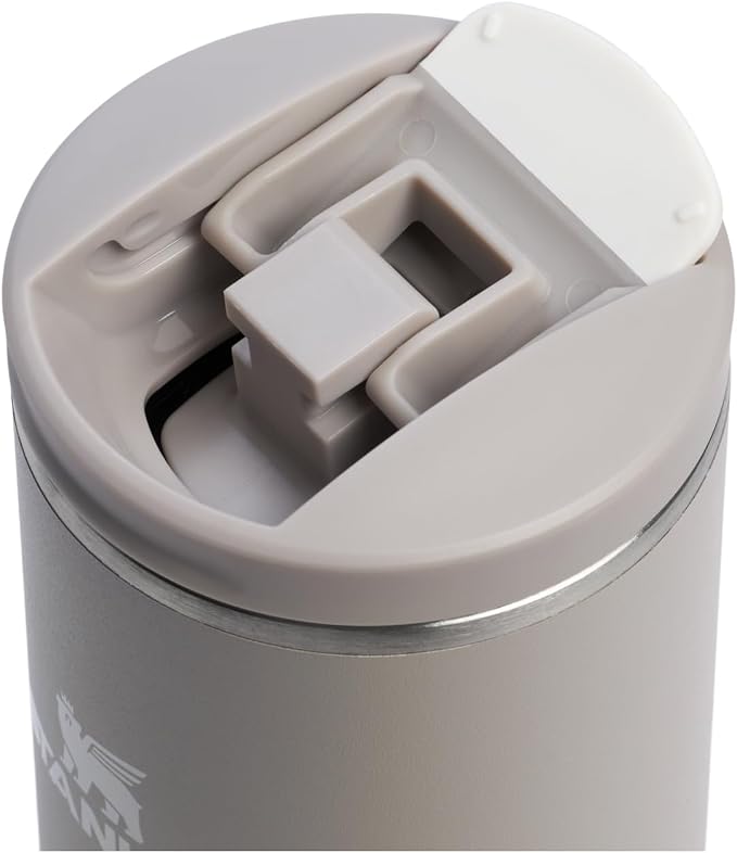 STANLEY Transit FlipTop Mug | Leakproof Coffee Travel Cup | Vacuum Insulated Stainless Steel | Stays Hot or Cold for Hours | BPA-Free | 20 oz | Ash - Image 2