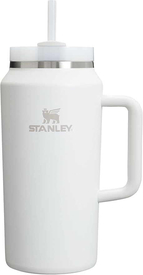 STANLEY Quencher H2.0 Flow State Tumbler, 64 oz, Frost | Handle and Straw | 3-Position Lid | Large Capacity for Travel & Sports| Insulated Stainless Steel Cup | BPA-Free by Unknown