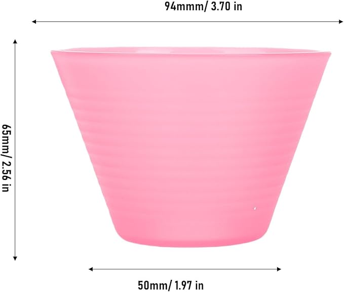 Pour Over Dripper, Flat Bottom Coffee Filter with Food Grade PP Construction, Reusable Brewing Cup for Home, Cafe & Office Use (Roseate)