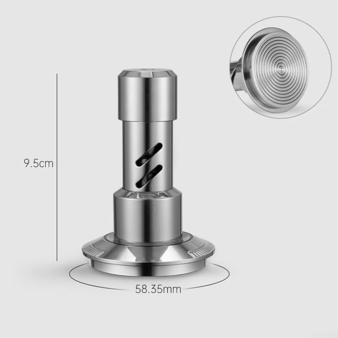 Professional Manual Coffee Tamper with Magnetic Alignment for For espresso Machines 51/53/58mm Sizes (51mm)