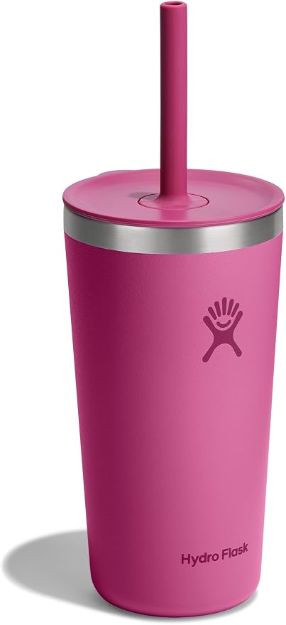 Hydro Flask All Around Tumbler Straw Lid, Insulated Travel Mug, Stainless Steel Coffee Cup 20 Oz Reef - Image 2