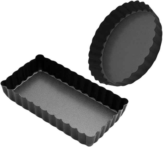 SOLUSTRE 1set Tart Molds for Home Kitchen for Bread Pizza Cakes and Desserts Made of High Grade 2pcs by SOLUSTRE