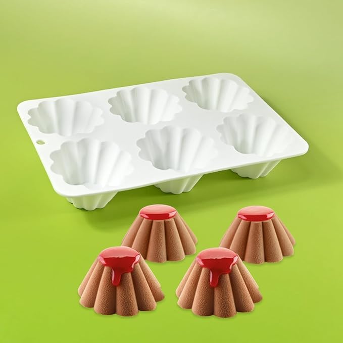 mostsom Cup Shape Silicone Mold, Non-Stick Baking Molds for Chocolate, Cake, Jelly, Dome Mousse Mould, Truffle, Ice Cube, Easy Release & Clean, Perfect for Cake & Dessert Making (H_ Cup)