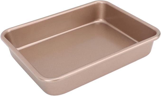 Zerodis Baking Cookie Sheets Baking Trays Rectangular Sheet with Even Heat Distribution for Cakes Pastries Carbon Steel Pan Non Stick Oven Tray Carbon Steel (Medium Rectangular) - Image 4