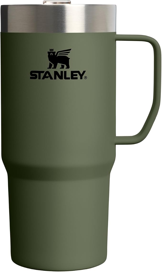 STANLEY The Everyday Suburban Mug | 16 oz | Drink Through Lid | Cup for Coffee, Tea and Drinks | Insulated Stainless Steel Coffee Mug | BPA-Free | Dried Pine by Unknown