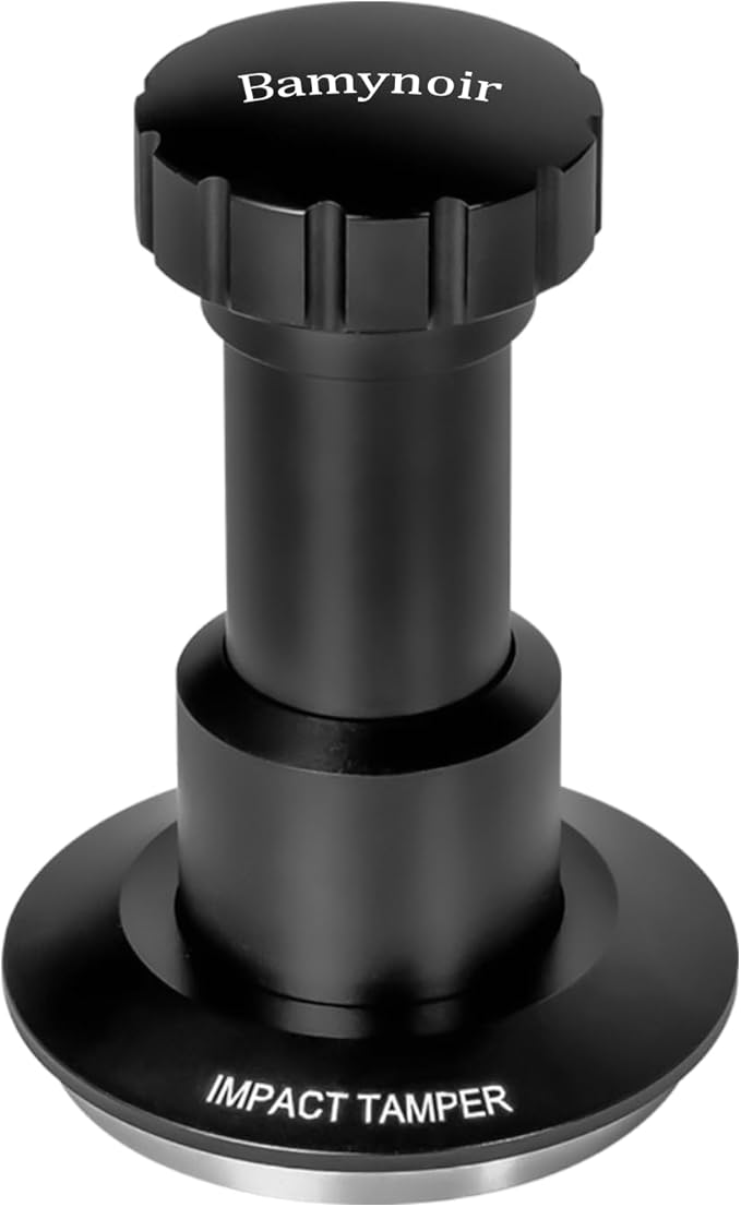 58mm Espresso Tamper,Impac Coffee Tool Espresso,Compatible WithE61, Flair 58, ECM etc.Portafilter 58mm,30lb,316 Stainless Steel. (58MM Black)