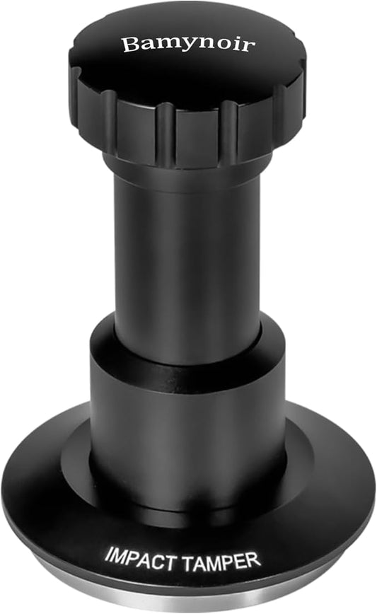 58mm Espresso Tamper,Impac Coffee Tool Espresso,Compatible WithE61, Flair 58, ECM etc.Portafilter 58mm,30lb,316 Stainless Steel. (58MM Black)
