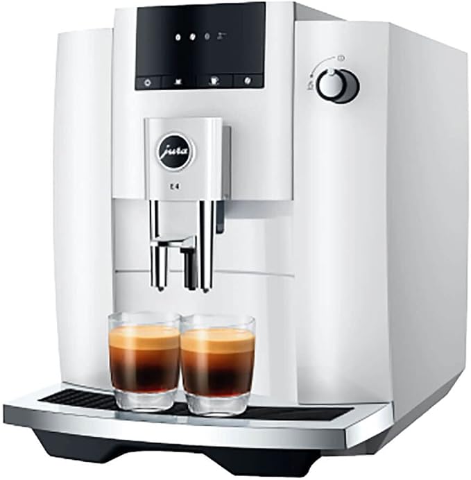 Jura E4 Piano White Automatic Coffee Machine by Unknown